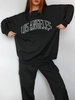 Boyfriend LOS ANGELES Graphic Sweatshirt Xl Black