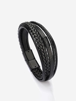 Braided Detail Layered Bracelet