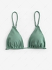 Braided Strap Bikini Top L Light green