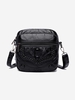 Braided Textured Zippered Crossbody Bag