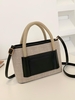 Braided Top Handle Shoulder Bag