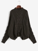 Cable Knit Chunky Oversize Sweater Coffee