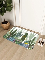 Cactus Pattern Floor Mat