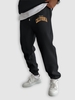 CALIFORNIA Letter Fleece-lined Sports Jogger Pants L Black