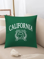 CALIFORNIA Letter Graphic Pillow Case