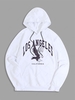 CALIFORNIA LOS ANGELES Eagle Graphic Hoodie L White