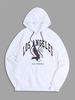 CALIFORNIA LOS ANGELES Eagle Graphic Hoodie M White