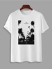 CALIFORNIA Night Scene Graphic Short Sleeves Cotton Tee Xxl White