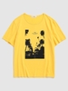 California Palm Tree Graphic Vintage T-shirt 2xl Yellow