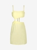 Cami Cut Out Mini Dress S Yellow