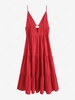 Cami Cut Out Tiered Maxi Dress S Red