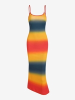 Cami Rainbow Midi Bodycon Dress S Multi a