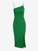 Cami Slit Midi Bodycon Dress L Green