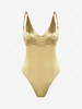 Cami Underwire Bustier Silky Bodysuit S Light coffee