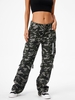 Camo D-rings Low Rise Cargo Pants L