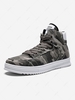 Camo High Top Lace Up Skate Shoes
