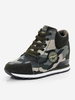 Camouflage Pattern Height Increasing High-top Sneakers