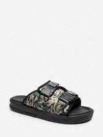 Camouflage Push Buckle Slippers