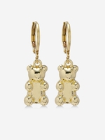 Candy Color Bear Huggies Earrings