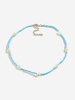 Candy Color Flower Shape Bead Necklace