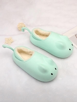 Cartoon Fleece-lined Bedroom Slippers