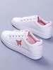 Casual Butterfly Embroidered Skate Sneakers
