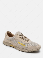 Casual Lace-up Anti-slip Mesh Shoes