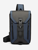 Casual Waterproof USB Port Design Crossbody Chest Bag