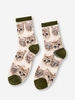 Cat Pattern Crew Socks