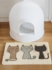 Cat Pattern Pet Mat