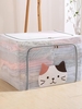 Cat Pattern Transparent PVC Folding Clothing Storage Bag