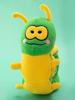 Caterpillar Shape Sound Squeaker Chew Dog Toy