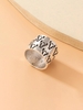 Cattle Patterned Punk Hip-hop Ring
