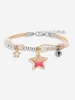 Ceramic Beads Pendant Rope Bracelet