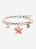Ceramic Beads Pendant Rope Bracelet