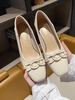Chain Decor Chunky Heel Pumps