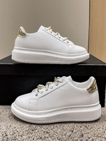 Chain Decor Lace Up Skate Shoes