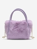 Chain Fluffy Faux Fur Shoulder Handbag
