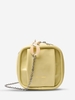 Chain Pleated Crossbody Mini Bag