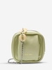 Chain Pleated Crossbody Mini Bag