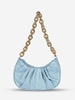 Chain Ruched Shoulder Bag