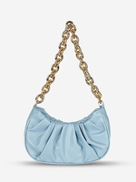 Chain Ruched Shoulder Bag