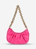 Chain Ruched Shoulder Bag