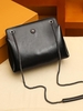 Chain Strap Metal Decor Shoulder Crossbody Bag