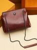 Chain Strap Metal Decor Shoulder Crossbody Bag