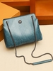 Chain Strap Metal Decor Shoulder Crossbody Bag