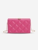 Chain Strap Quilted Crossbody Bag
