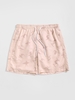 Character Print Pockets Drawstring Beach Shorts Xl Orange pink