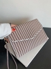 Check Graphic Flap Envelope Clutches Bag