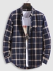 Check Long Sleeve Shirt Xs Cadetblue